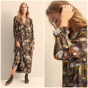 Anthropologie Blair Shimmer Maxi Dress